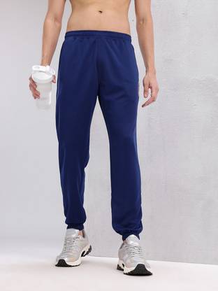 HRX by Hrithik Roshan Solid Men Blue Track Pants