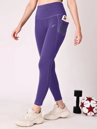NEXSUS APPARELS Solid Women Purple Track Pants