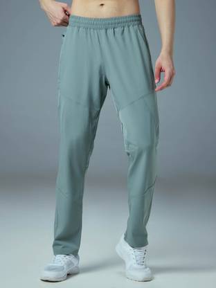 TECHNOSPORT Solid Men Green Track Pants