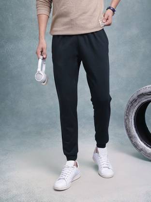 Roadster Solid Men Blue Track Pants