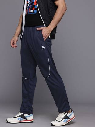 HRX by Hrithik Roshan Printed Men Blue Track Pants