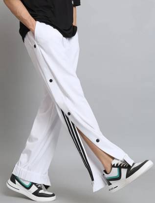 youngcash Solid Men White Track Pants
