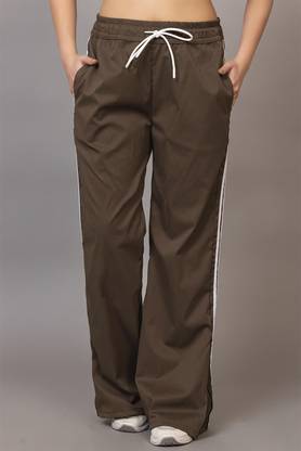BAYSTREET Solid Women Brown Track Pants