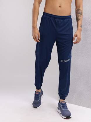 HRX by Hrithik Roshan Solid Men Blue Track Pants