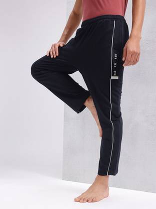 HRX by Hrithik Roshan Solid Men Black Track Pants