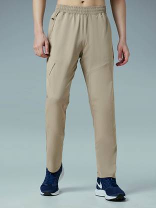 TECHNOSPORT Solid Men Beige Track Pants