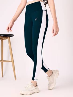 NEXSUS APPARELS Colorblock Women Dark Green Track Pants