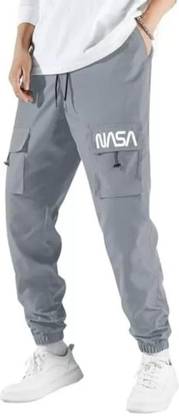 Kesaria Textile Company Printed Men Grey Track Pants