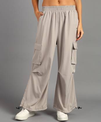 HRX by Hrithik Roshan Solid Women Grey Track Pants