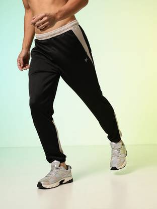HRX by Hrithik Roshan Solid Men Black Track Pants