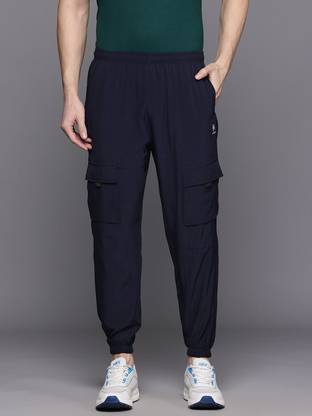 HRX by Hrithik Roshan Solid Men Blue Track Pants