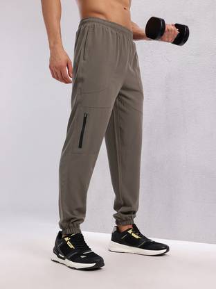 HRX by Hrithik Roshan Solid Men Grey Track Pants