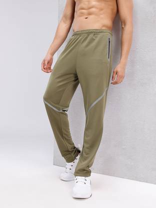 HRX by Hrithik Roshan Solid Men Green Track Pants