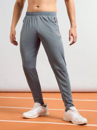 TECHNOSPORT Solid Men Grey Track Pants