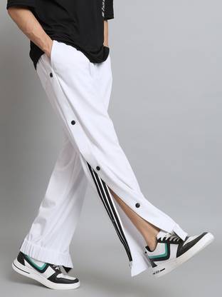 WEARDUDS Solid Men White Track Pants
