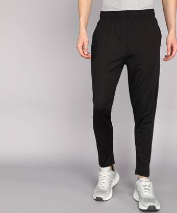 Moda Rapido Solid Men Black Track Pants
