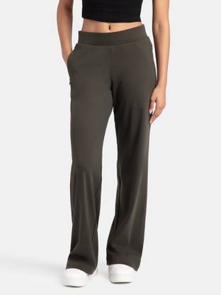 JOCKEY Solid Women Olive Track Pants