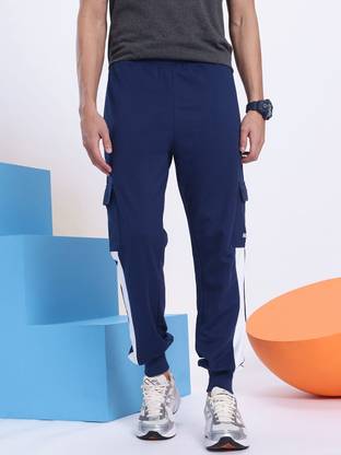 AEROPOSTALE Solid Men Blue Track Pants