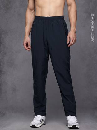 HRX by Hrithik Roshan Solid Men Black Track Pants