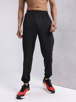 HRX by Hrithik Roshan Solid Men Black Track Pants