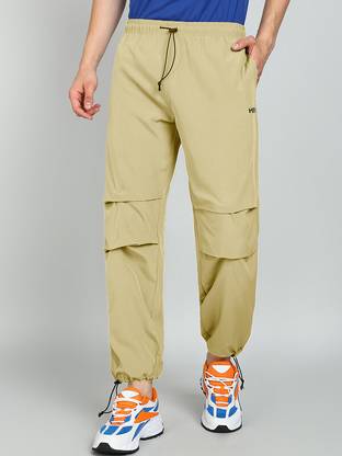 HRX by Hrithik Roshan Solid Men Beige Track Pants