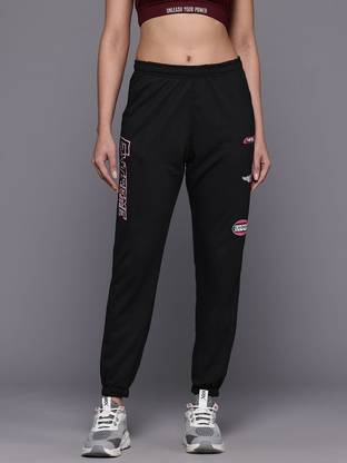 HRX by Hrithik Roshan Solid Women Black Track Pants