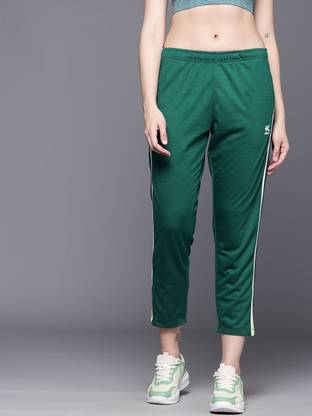 HRX by Hrithik Roshan Solid Women Green Track Pants