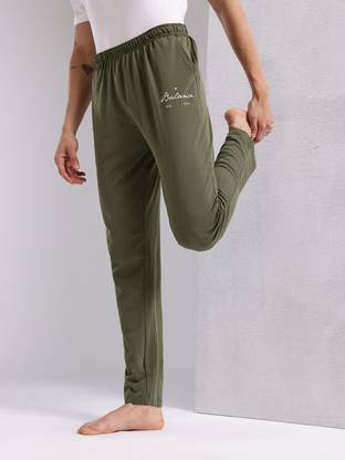 HRX by Hrithik Roshan Solid Men Green Track Pants
