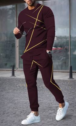 TRIPR Printed Men Track Suit