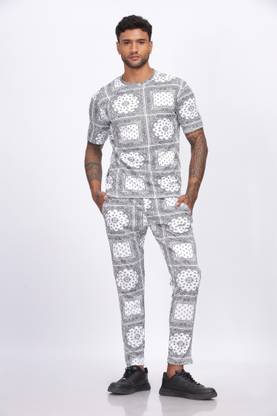 FUBACK Printed Men Track Suit