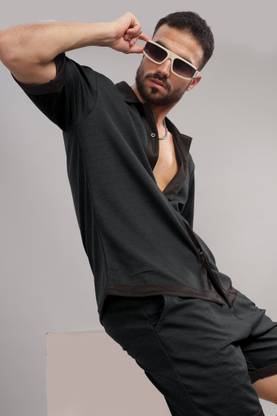Tribe Self Design Men Track Suit