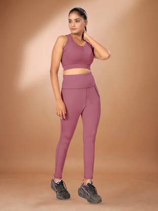 POOJARAN Solid Women Track Suit