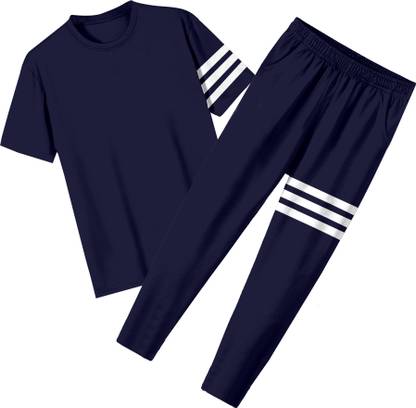 FUBACK Striped Men Track Suit