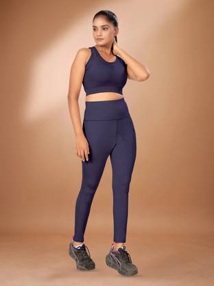 POOJARAN Solid Women Track Suit