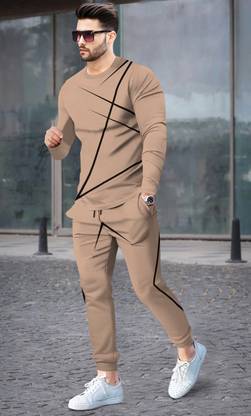 TRIPR Printed Men Track Suit
