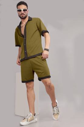 Tribe Self Design Men Track Suit