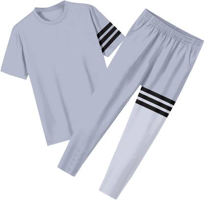FUBACK Striped Men Track Suit