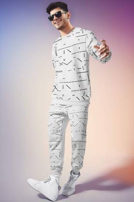 TRIPR Printed Men Track Suit