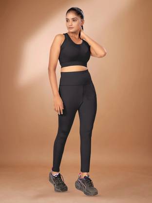 POOJARAN Solid Women Track Suit