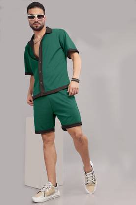 Tribe Self Design Men Track Suit