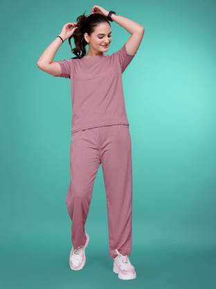 SAKARMAA Solid Women Track Suit