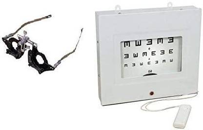 care vision Eye Vision Test With Black Trial Frame For Eye Check Up (Combo Pack) Trail Frame