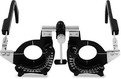 SA OPHTHALMIC Lightweight and P.D Adjustable Black Trial Lens Frame For Eye Check Up for Kids Trail Frame