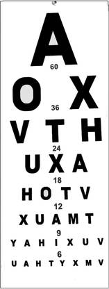 Eagle Eye Products EEP® || Eye Vision Test Chart || Snellen Eye Test Chart || Vision Chart A Trail Frame