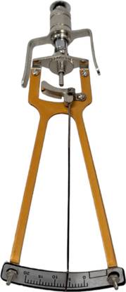 PSR ENTERPRISES Schiotz Tonometer Original with 3 Weights & Plunger In Plastic Case Trail Frame