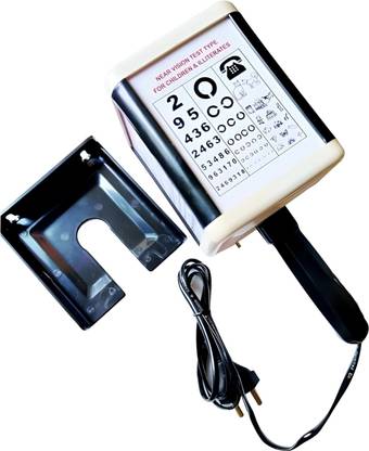 PSR ENTERPRISES LED Low Near Vision Drum, Distance Folding Vision, Eye Testing Trail Frame
