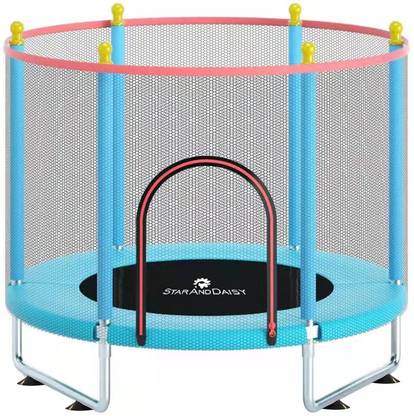 StarAndDaisy Trampoline with Protection net Adult/Children Jumping Bed 1.4 Meter Trampoline