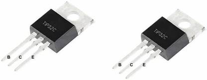uneeds TIP32C PNP Bipolar Power Transistor 100V 3A TO-220 Package (Pack of 2) PNP Transistor