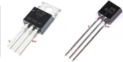 Amaze Trade 10 pcs commbo NPN (5pcsbt136&5pcsbc547) Transistorbuyoriginalonlyfromamazetrade NPN Transistor