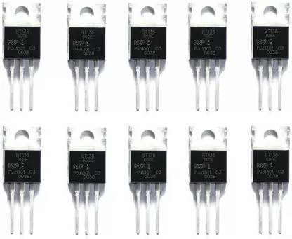 WHO BT136-600E 4A 600V TRAIC10PCS SET MOST USED CIRCUIT TRANSISTOR FET Transistor